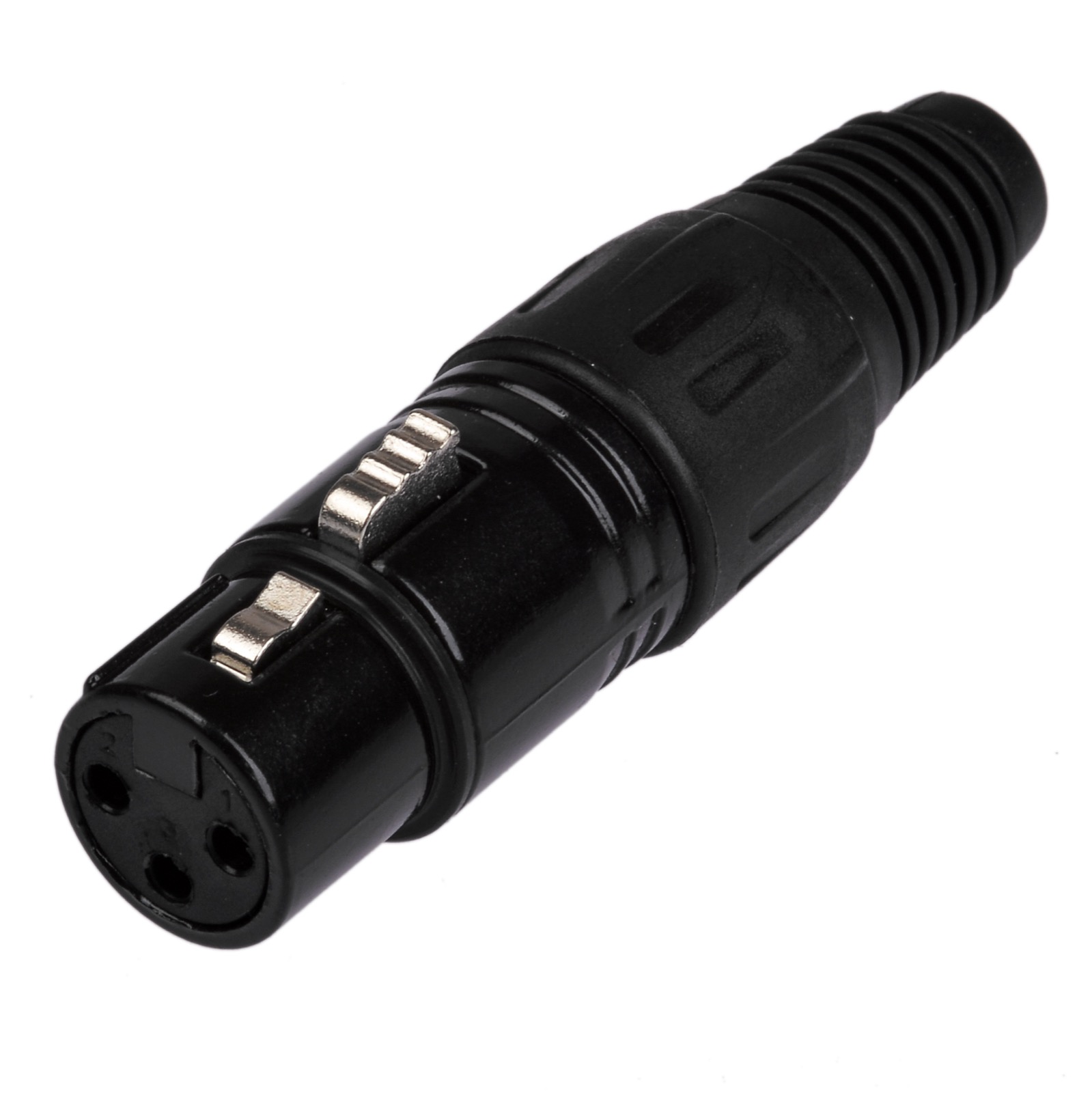 ROXTONE RX004F Разъем cannon кабельный мама 3-х контактный, цвет: черный XLR