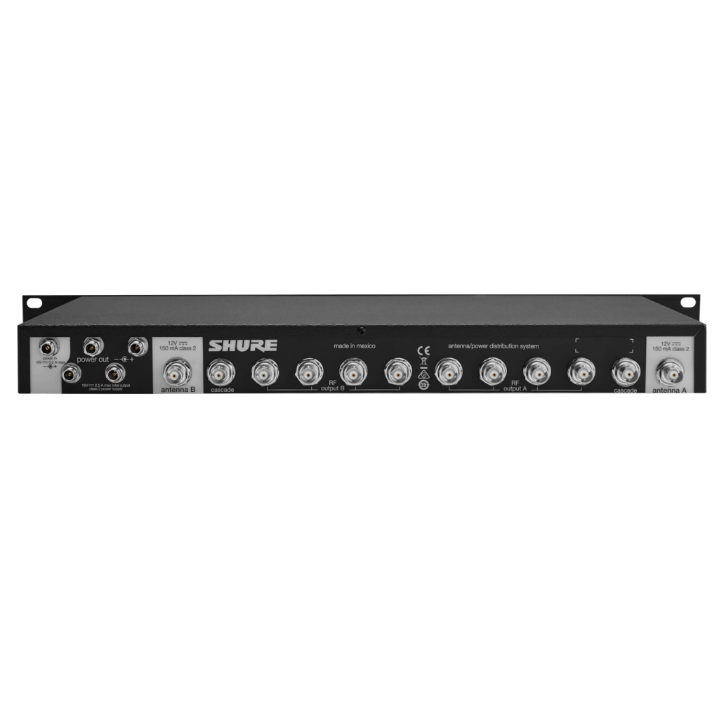 SHURE UA844+SWB-E UA844+SWB-E Активный антенный дистрибьютор 470 - 960 МГц, 4 выхода для приемников 