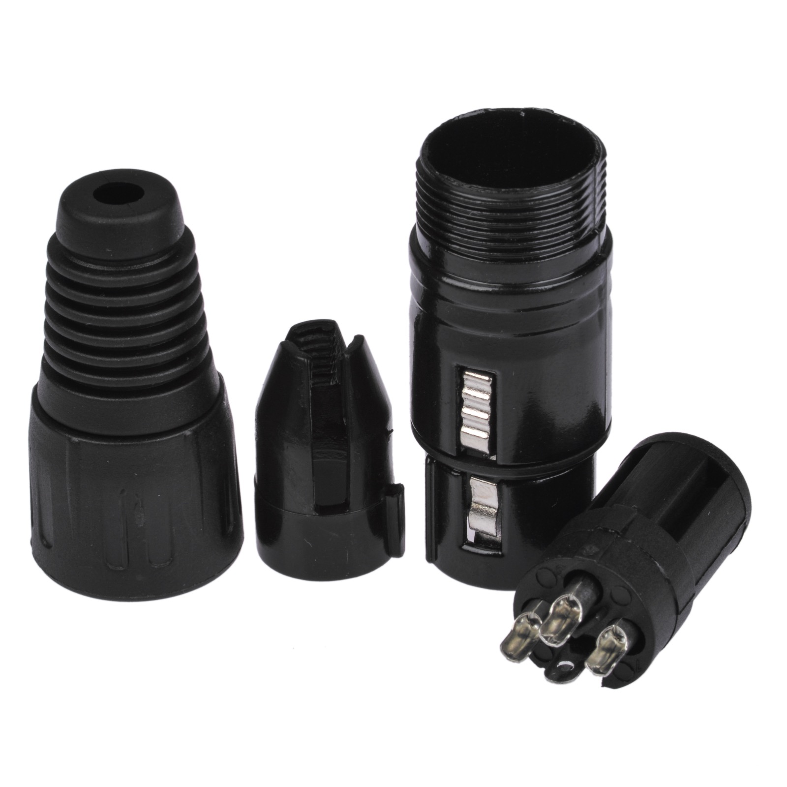 ROXTONE RX004F Разъем cannon кабельный мама 3-х контактный, цвет: черный XLR